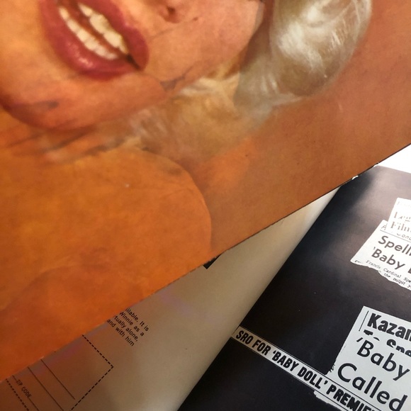 Screen Legends May 1965 James Dean Carroll Baker Fan Magazine Poster Vintage - Picture 13 of 16